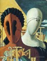 les deux masques 1926 Giorgio de Chirico surréalisme métaphysique